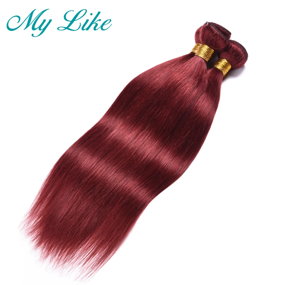 My Like Pre-colored Mink Brazilian Hair Weave Bundles #33 Red Non-remy Straight Weave Human Hair Extensions 4 Bundles Deals My Like Pre-colored Mink Brazilian Hair Weave Bundles #33 Red Non-remy Straight Weave Human Hair Extensions 4 Bundles Deals