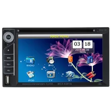 Universal de 6.2 Pulgadas Del Coche Electrónica Autoradio 2 din Car DVD Reproductor de CD para BMW e46 Volkswagen Passat b6 Kia