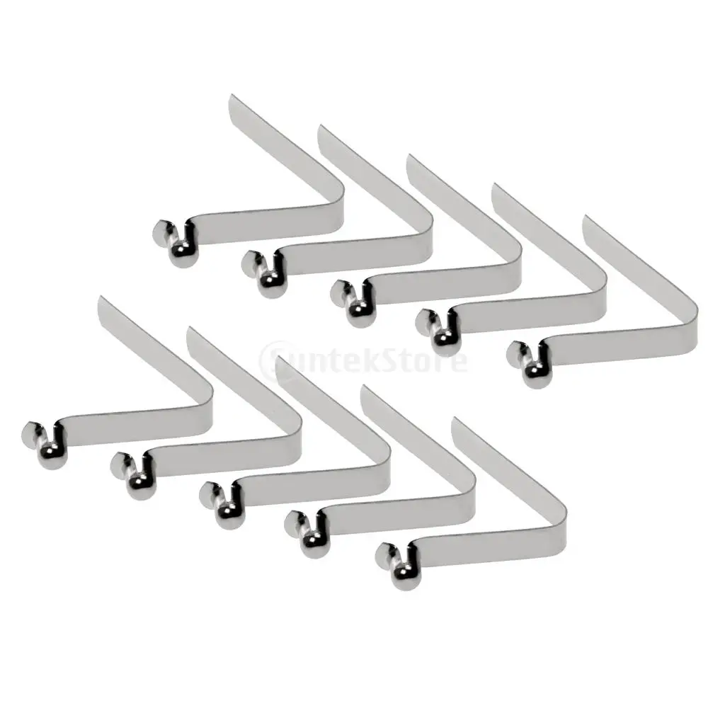 

Lot 10pcs Kayak Paddle Push Button Tent Awning Pole Spring Snap Clips Locking Tube Single Pin