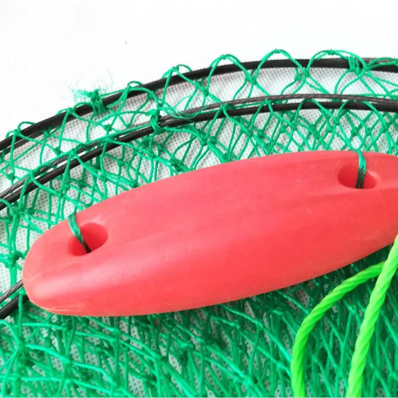 Переносная рыболовная сеть с тремя плавающими шариками, новая литая сетчатая клетка, лодка, рыболовная ловля, резиновая шелковая рыболовная сеть, рыболовная приманка
