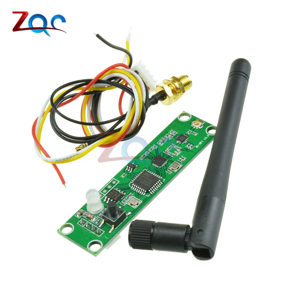2 4 ГГц беспроводной DMX512 передатчик PCB модули плата с антенной LED контроллер Wifi