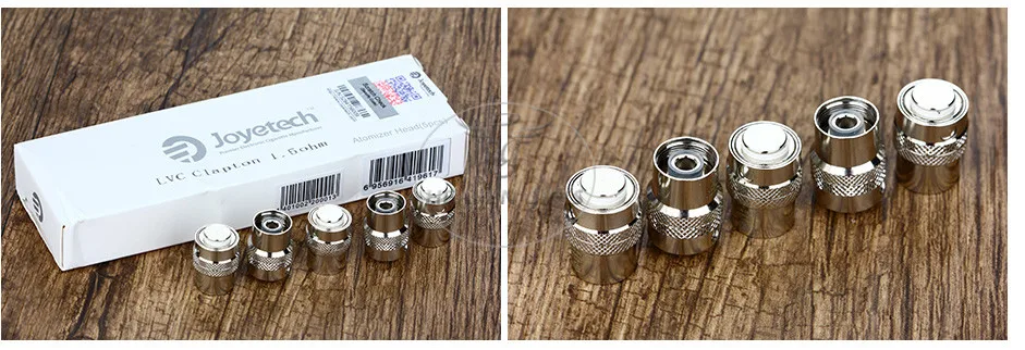 5pcs Joyetech LVC Clapton MTL Head for CUBISCUBIS ProeGO AIO5