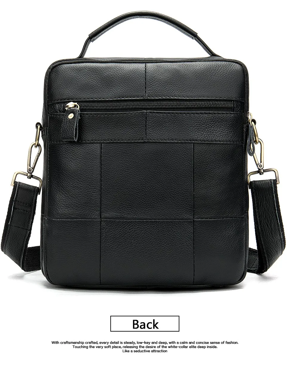 Men Shoulder Bag Men's Genuine Leather Casual Bags for Men Business Crossbody Handbag Flap Leather Bags bolsas male 28