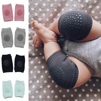 

Baby Anti Slip Knee Pads Cotton Baby Socks For Newborns Baby Safety Crawling Elbow Cushion Knee Protector Leg Warmers