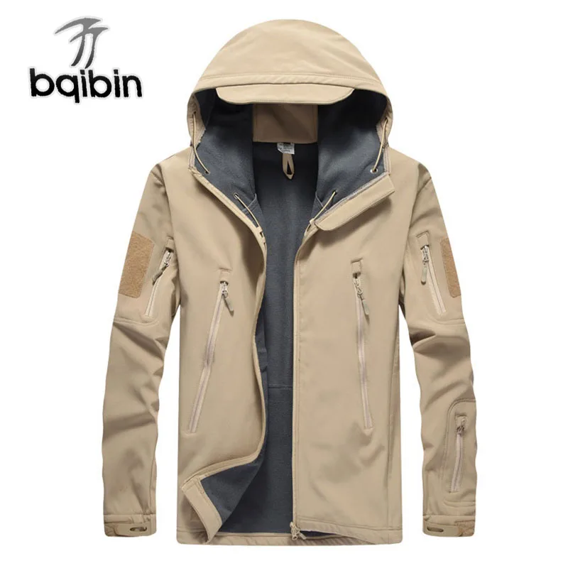 

2019 Men's Jacket Bomber Jacket Winter Mountaineering Wear Thick Warm Three Male Fleece Winter Breathable Windproof Coat