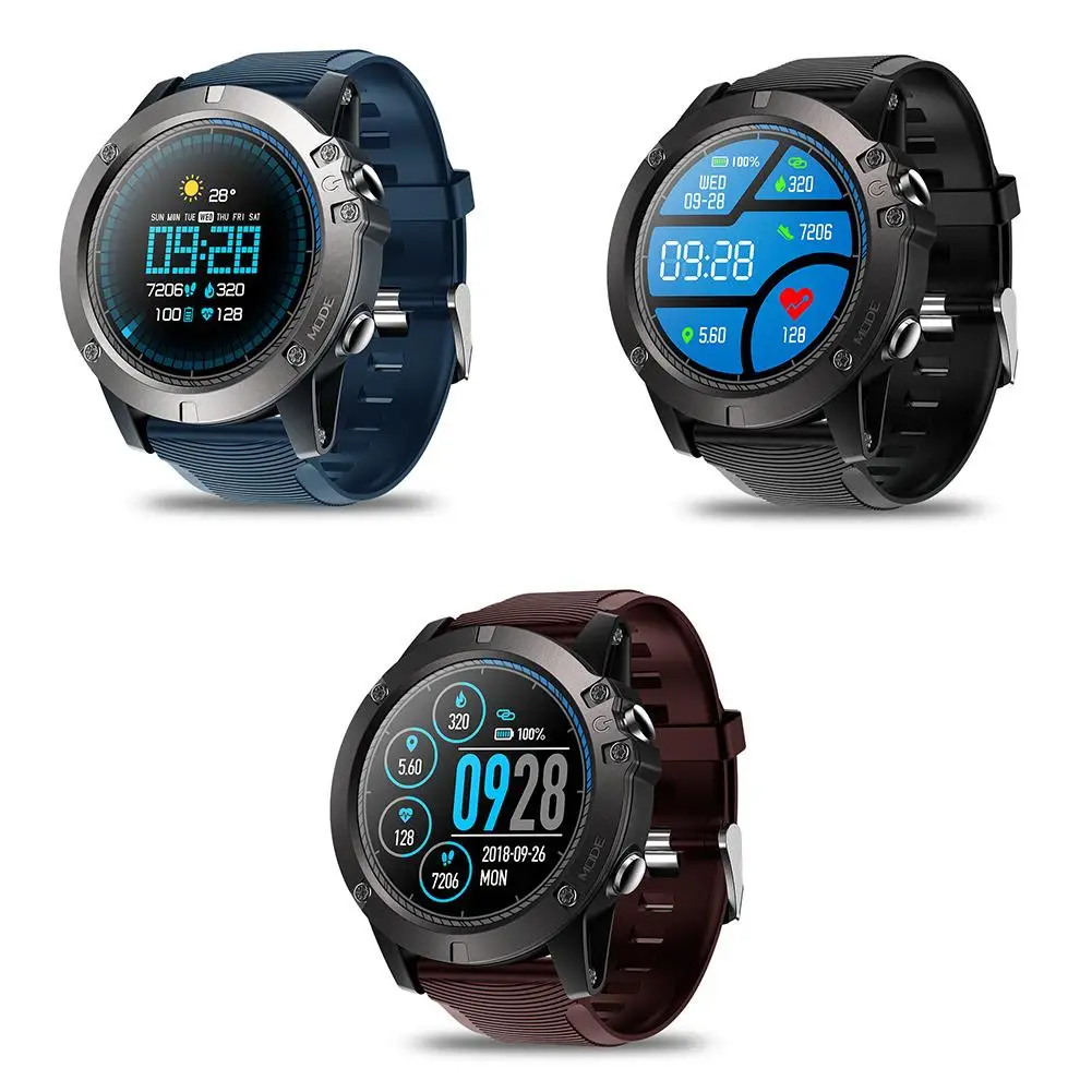 

1.3 inch Touch Screen Bluetooth Heart Rate Pedometer Sports Smart Bracelet Watch