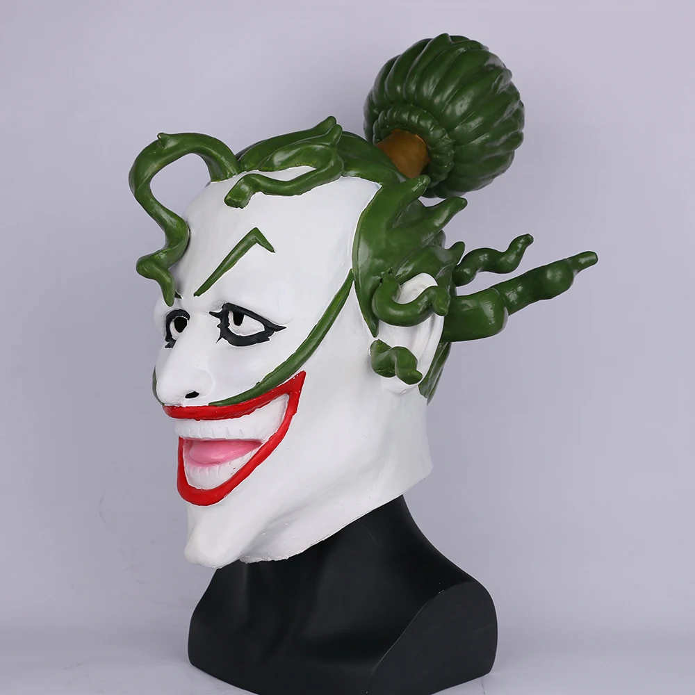 2018 Movie Batman Ninja Devil Joker Mask Cosplay Scary Joker Latex Helmet Prop Halloween Party Aliexpress