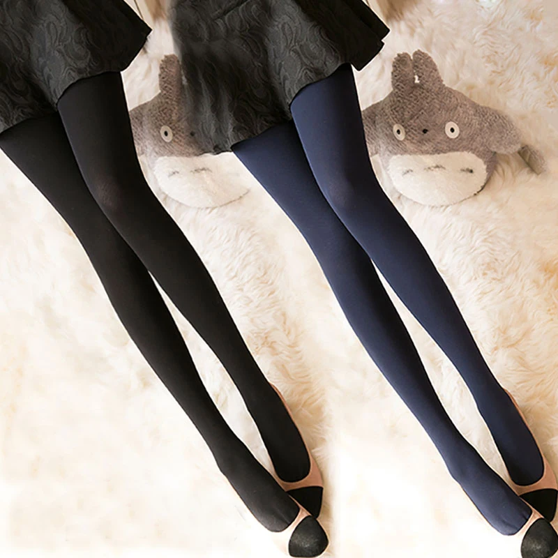 women black sexy Pantyhose,120D Velvet Spring Autumn Warm Tights Stockings Step Foot seamless high elasticity nylon hosiery