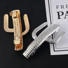 1 шт. Модные женские заколки для волос дезерты в форме кактуса BB клипсы металлические аксессуары для волос Инструменты для укладки волос