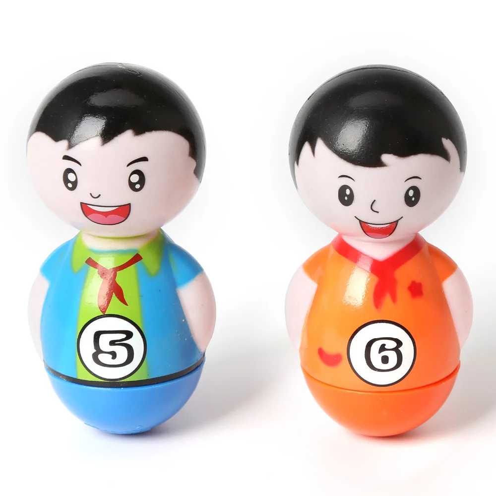 8 шт. милая игрушка неваляшка Roly poly семейные фигурки набор кукол познавательные