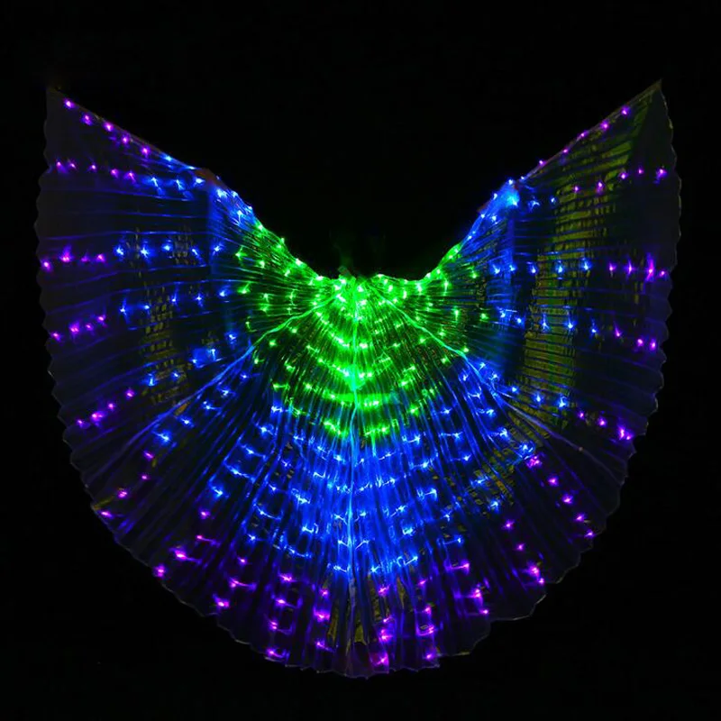  LED costumes fashion belly led wings Isis Belly Dance Wings luminous Wing Carnival costumes a variety of colors (4)