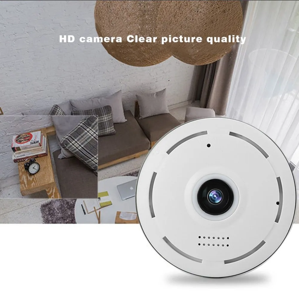 

360 Degree VR Panorama Camera Mini P2P Home Security IP Camera IR Night Vision 960P HD Monitor Surveillance Security Camera