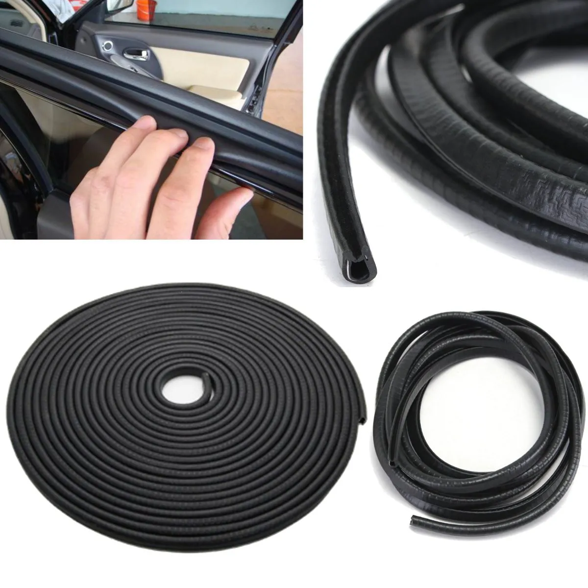 Защита кромки черная U образная зернистая отделка литье|rubber trim|u channel rubberchannel rubber |