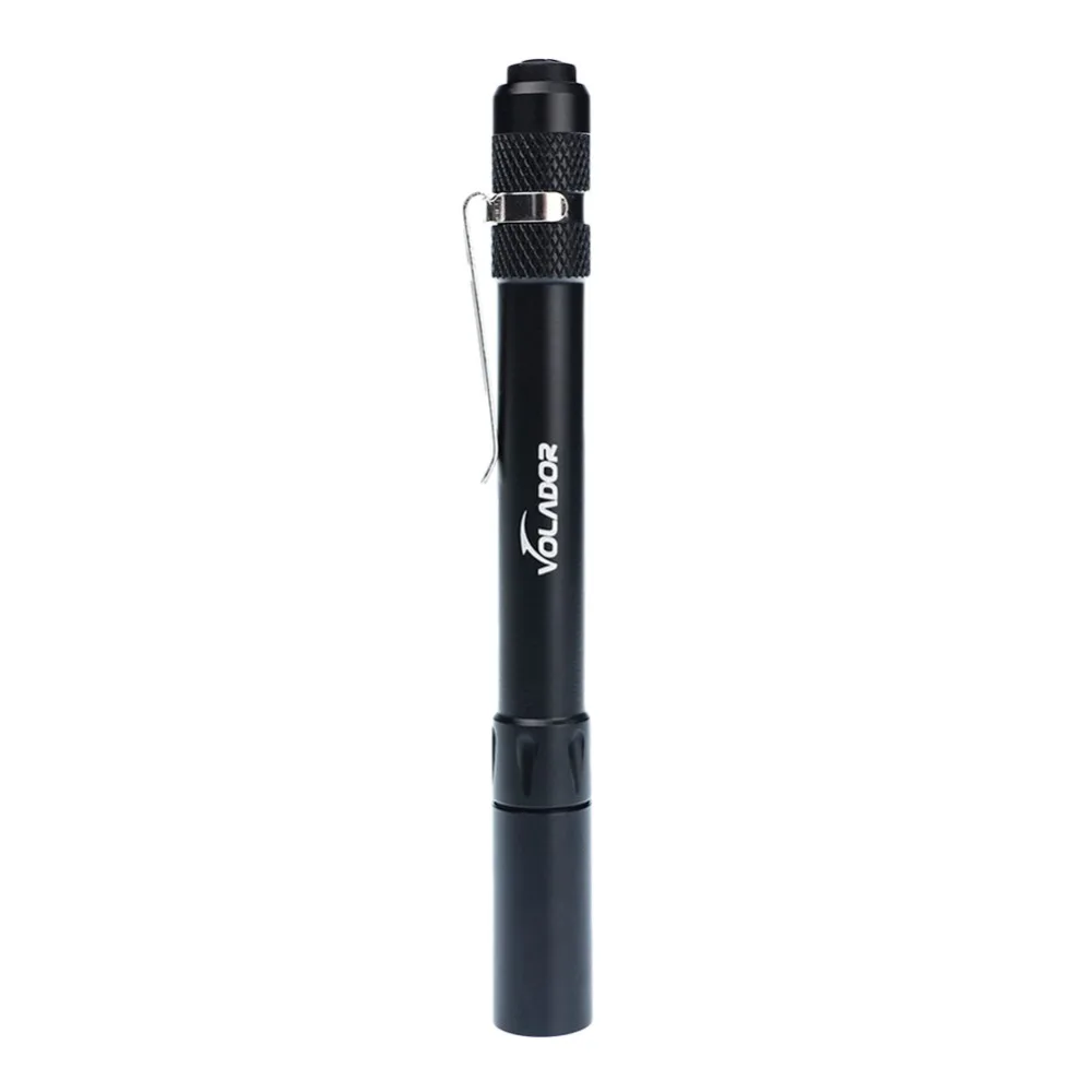 

Mini Pocket Pen LED Flashlight, Mini LED Flashlight Pen with Cree XM-G2 R5 300lm Penlight Powered By 2 AAA Batteries