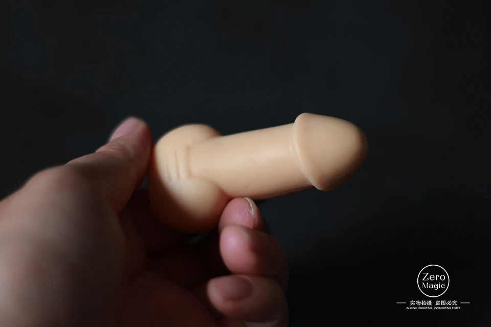 

Free shipping 1set Ding Dong Prank Funny gadgets street stage close up magician Joke penis sex, magic tricks,gimmicks,props