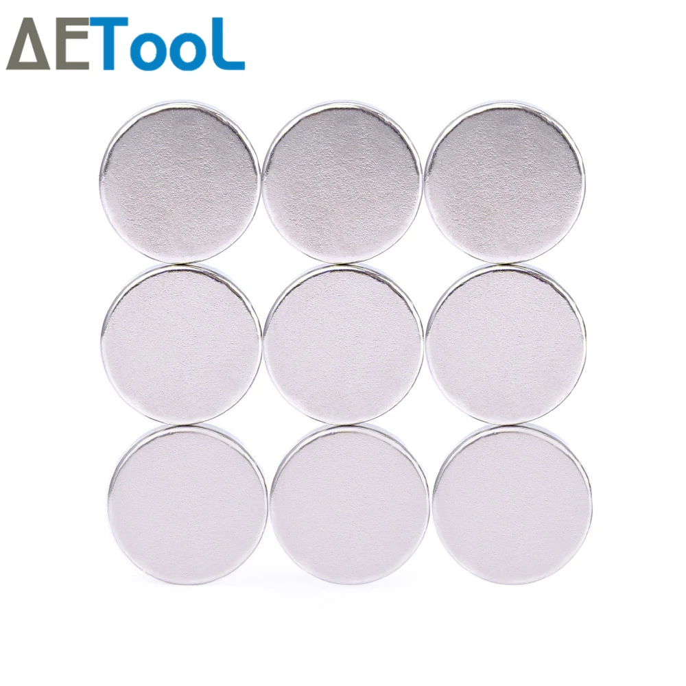 

AETool 5/10/20/30/40/50/100 Piece N52 10 mm x 1 mm Strong Round Magnets Dia 10x1 mm Neodymium Magnet Rare Earth Magnet 10*1 mm