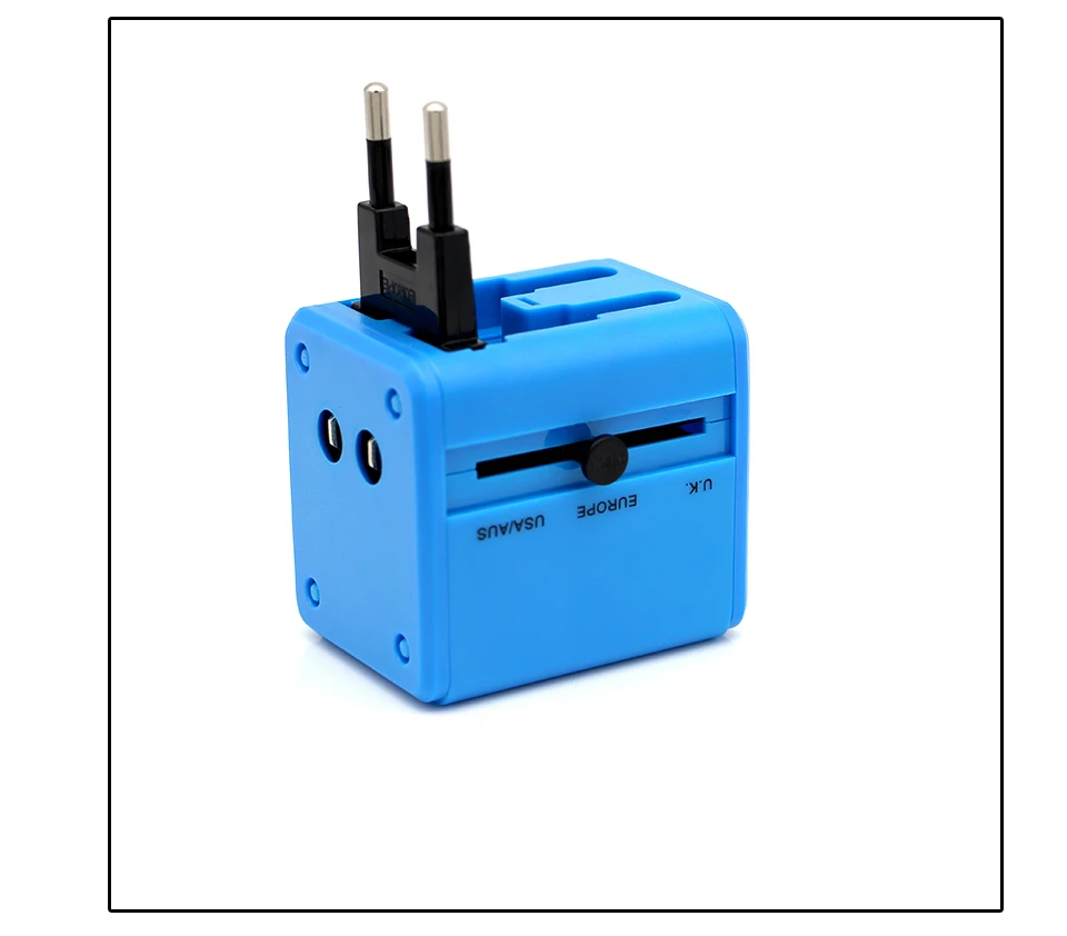 Pretty Electronic Universal Travel Adapter  Electric Plugs Sockets Converter USAUUKEUCN Dual USB Charging Electrical Power  (19)