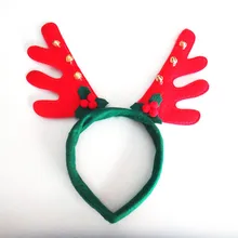 Christmas Headband Antlers Headwear Lovely Christmas Hairbands For Girls birthday Party Hair Decoration