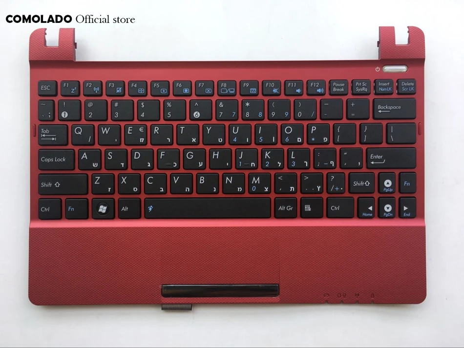HB Иврит Клавиатура для Asus EeePC SeaShell X101 X101H X101CH черные клавиши с Mei-red C чехол