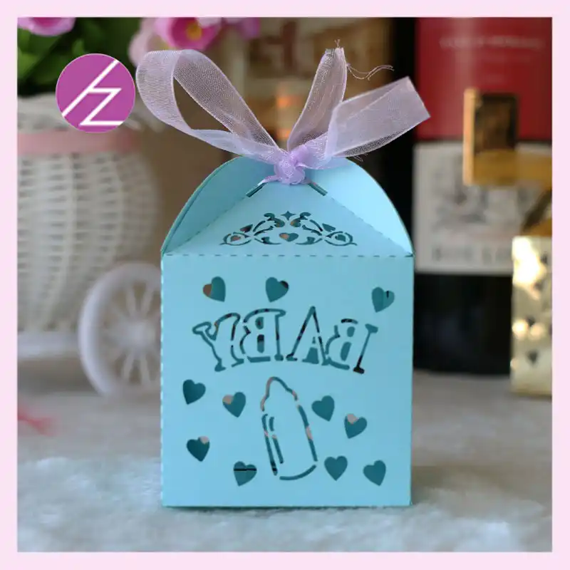 Detail Feedback Questions About 100pcs Baby Shower Chocolate Box