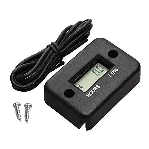 

IZTOSS BULE color Waterproof Time Gauge Record Clock Hour Meter Motorcycle Digital ATV Snowmobile Boat Ski freeshipping