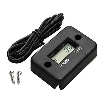 

IZTOSS BULE color Waterproof Time Gauge Record Clock Hour Meter Motorcycle Digital ATV Snowmobile Boat Ski freeshipping