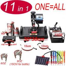 11 In 1 Heat pen Press Machine Sublimation Printer pen Transfer Machine Heat Press For Mug