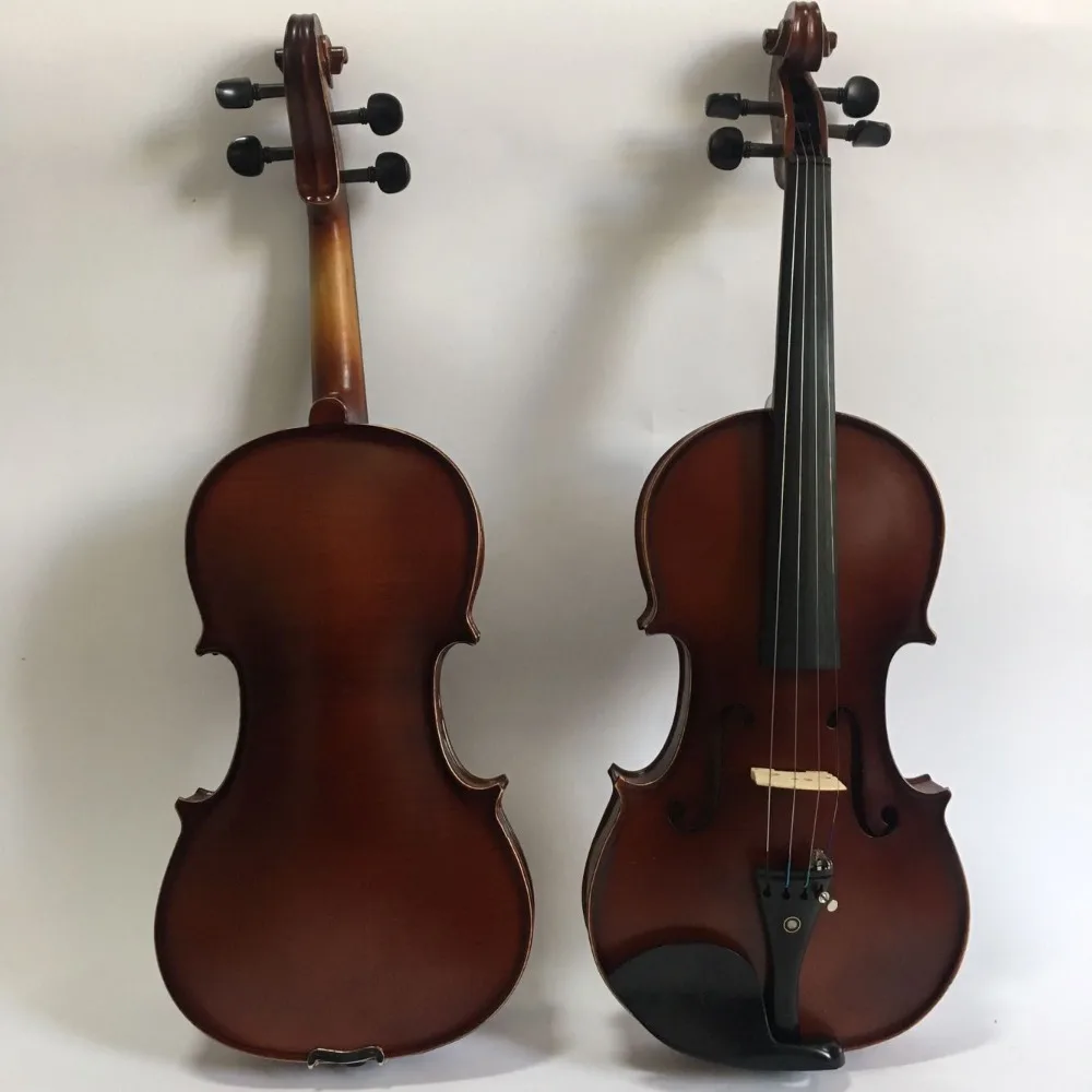 

Free shipping Solid wood violin 4/4 handmade 4- stringed instruments Beginner professional violino fiddle case bow rosin