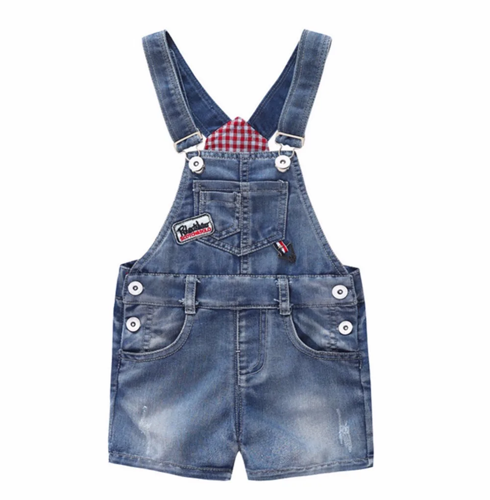 9M 4T Baby Summer Jeans Overalls Infant Shorts Toddlers Kids Denim