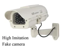 HFSECURITY High Imitation HD 720P Fake Mini Wireless IP Camera Solar Panel CCTV Camera Remote CCTV Security Surveillance Camera