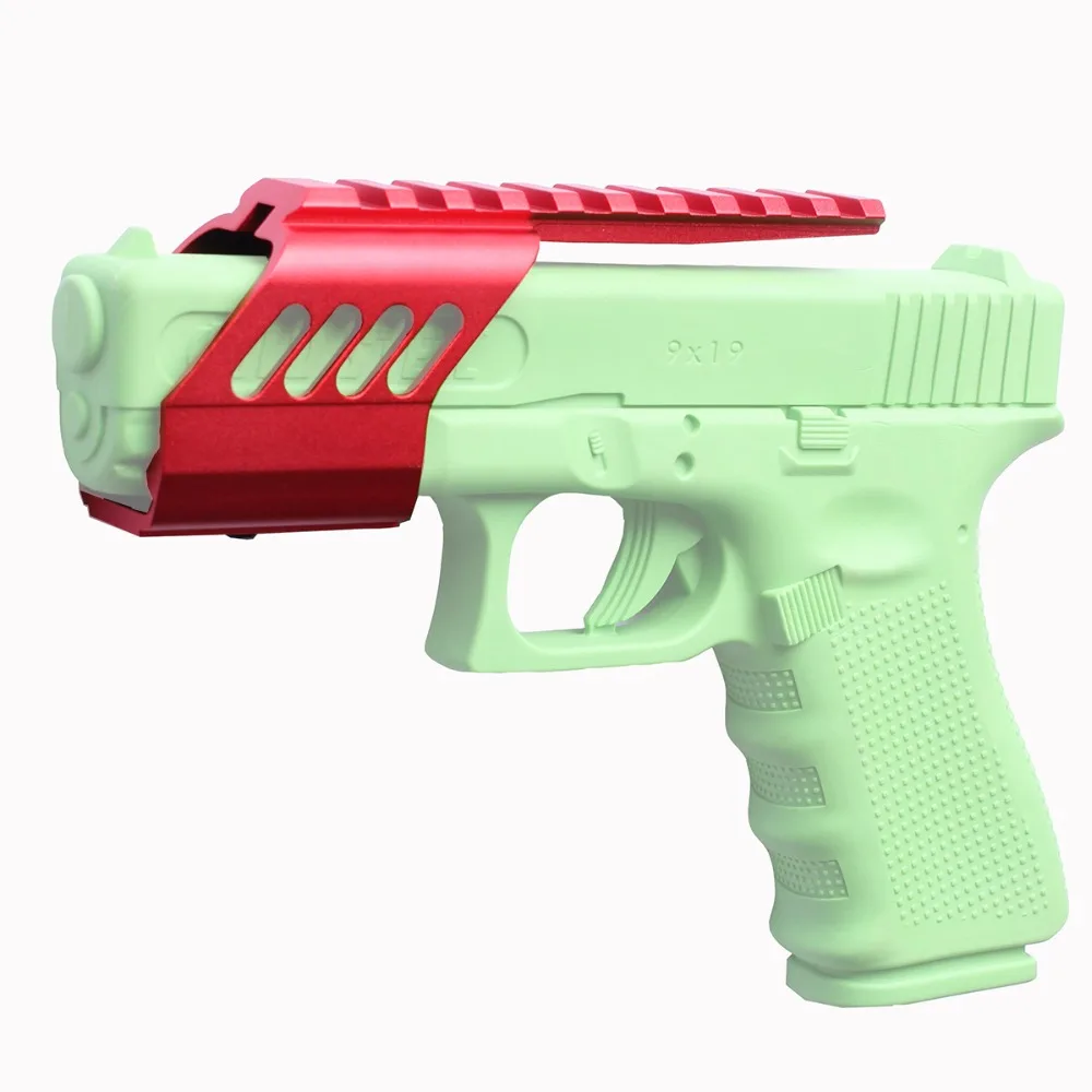 التكتيكية العالمي مسدس نطاق جبل الألومنيوم Picatinny السكك الحديدية قاعدة ل غلوك G17/G18/G19 نوع الادسنس