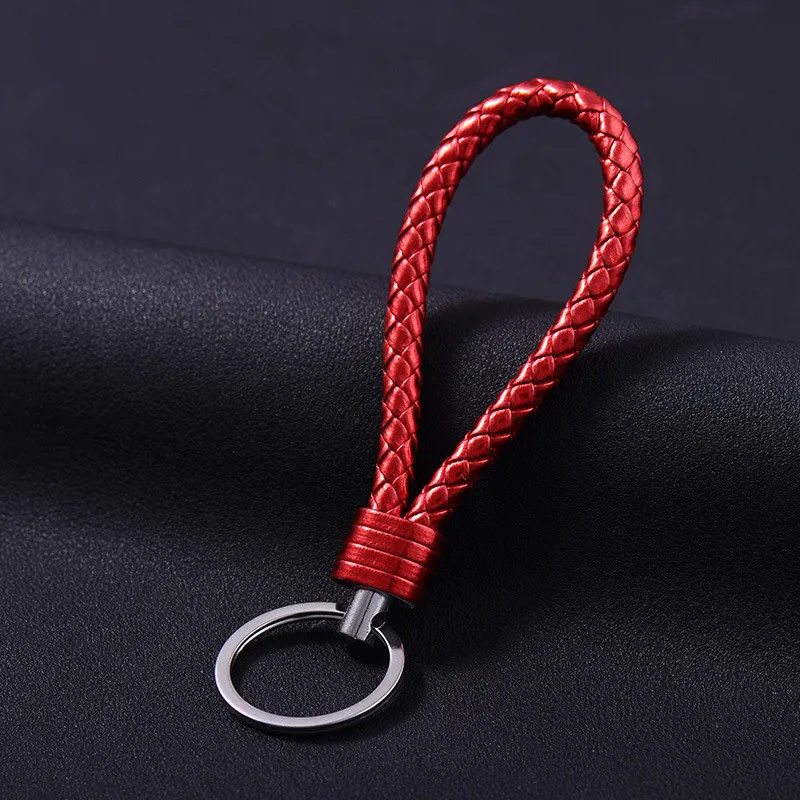 Кожаный брелок для ключей с кисточкой черный кожаный кисточкой|bag pendant|women