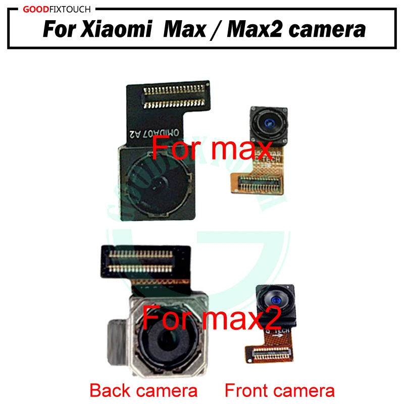 

100% original For Xiaomi Max / Max2 Rear back Camera Big Main Camera with front camera Module For mi Max2 Replacement Parts