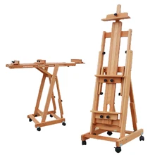 Деревянный мольберт посадочная картина рамка эскиз мольберт плоское стоячие двойного назначения Caballete Pintura эскиз складные товары для рукоделия для художника
