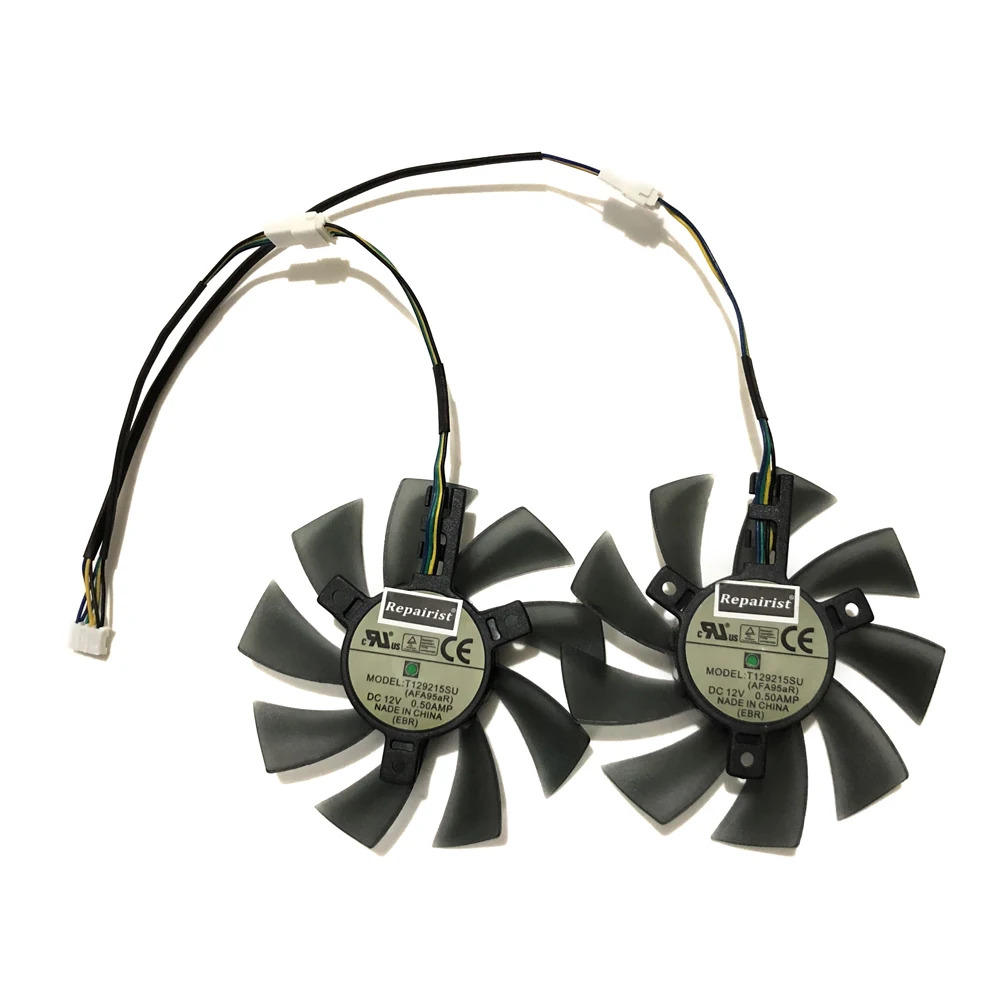 MS-RX570 4G M.3 M.4 GPU VGA Alternative Cooler Cooling Fan For MAXSUN RX 570 4G/8G V2 Graphics Cards As Replacement