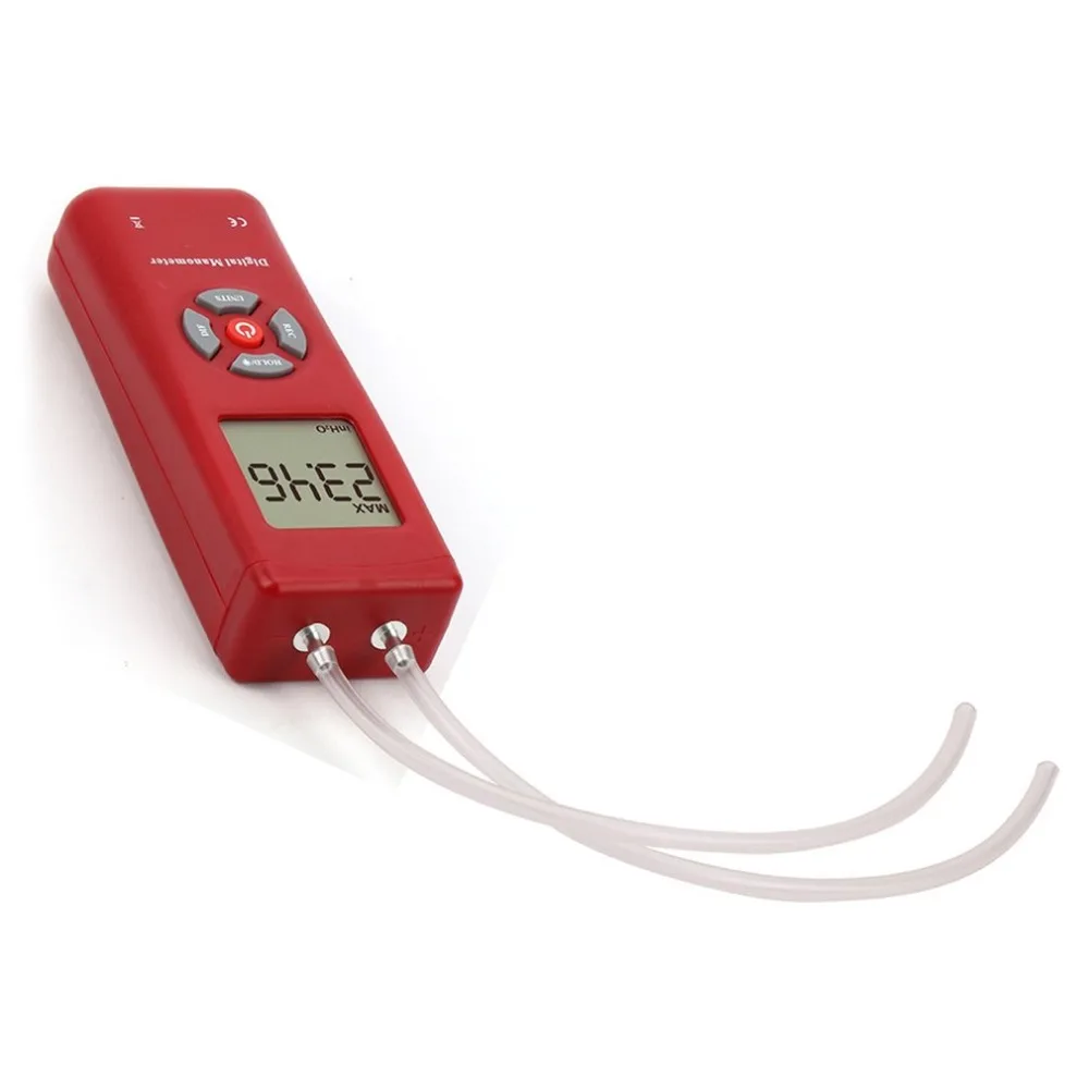 TL-100 цифровой манометр измеритель давления воздуха портативный манометры ручной u-тип дифференциальный датчик давления