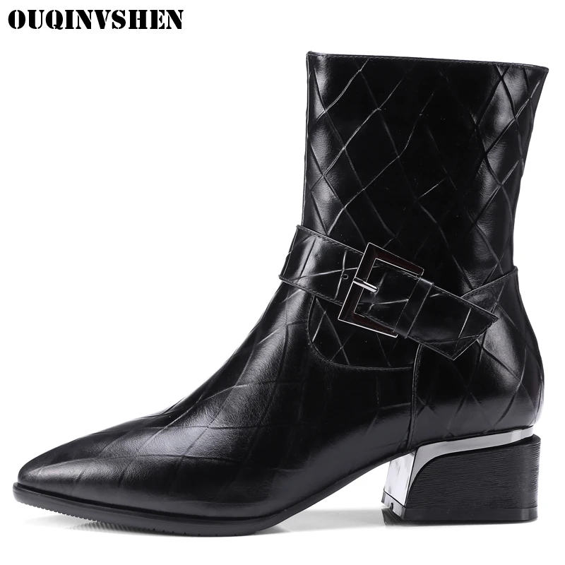 boots with square heel