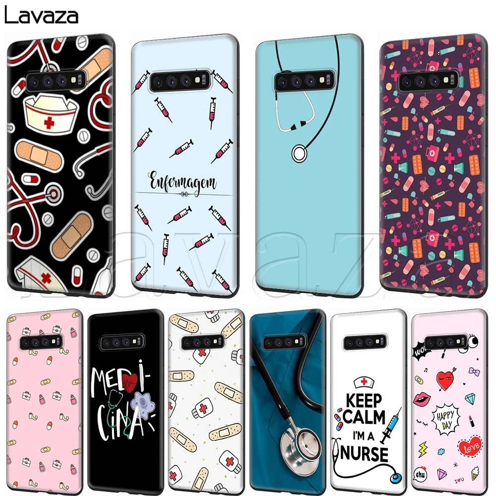 

Lavaza Nurse Medical Medicine Health Heart Case for Samsung Galaxy S6 S7 Edge S8 S9 S10e Plus A3 A5 A6 A7 A8 A9 J6 Note 8 9 2018