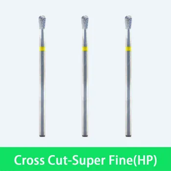 

New Desgin Dental Carbide Cutter 3pcs Cross Cut Super Fine Grit