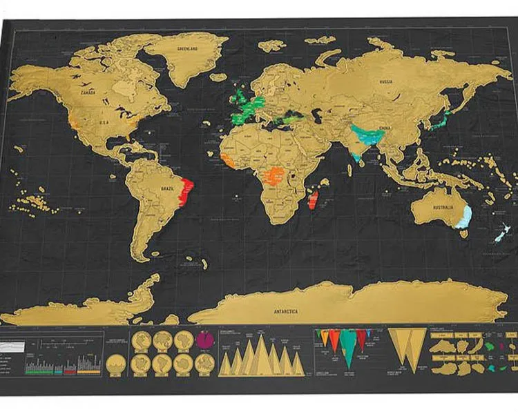 Новинка 83*60 см Роскошная прозрачная карта мира-наклейка для рисования игрушки стираемая карта мира смешные наклейки s и подарки на день рождения для детей