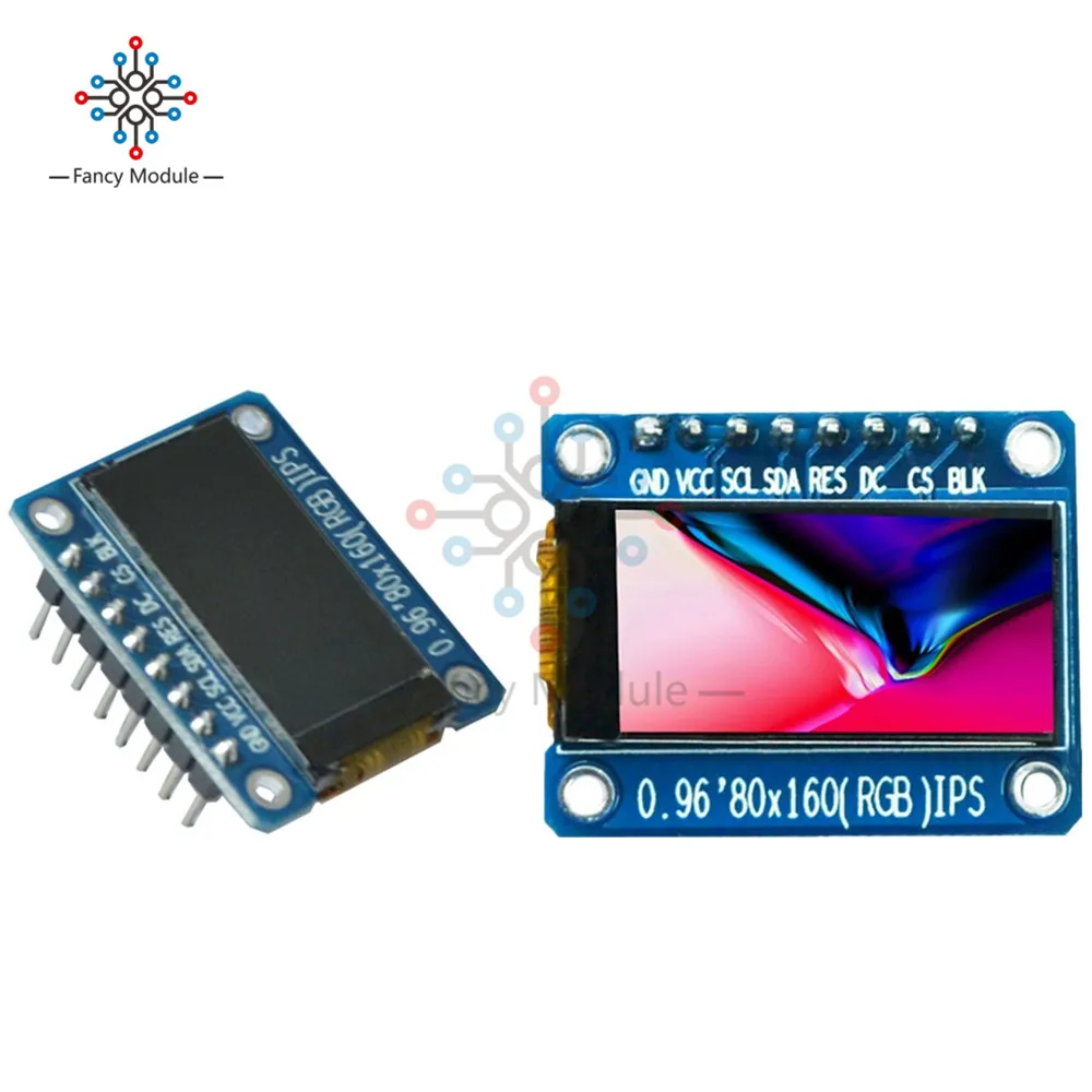 Ips 0,96 дюймов 80X160 ips SPI HD 65K lcd полноцветный дисплей lcd модуль ST7735 Привод IC 80*160 3,3 V SPI интерфейс(не OLED