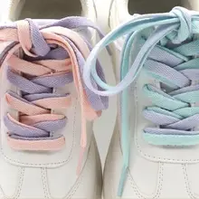 120 см/140 см/160 см, разные цвета, подходящие шнурки, хлопковые плоские шнурки для кроссовок, четыре предмета/комплект