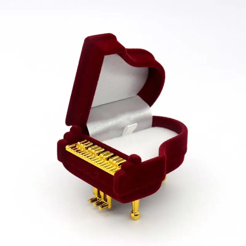 3 в 1 бархат Цепочки и ожерелья кольцо серьги коробка в подарок для упаковки ювелирных изделий, Подарочная коробка для свадьбы Обручение Дисплей держатель для хранения