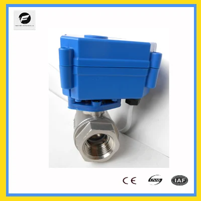 DC12V DC24V BSP/NPT 1/2 ''Электрический водяной клапан 2/5/7 провода из нержавеющей стали