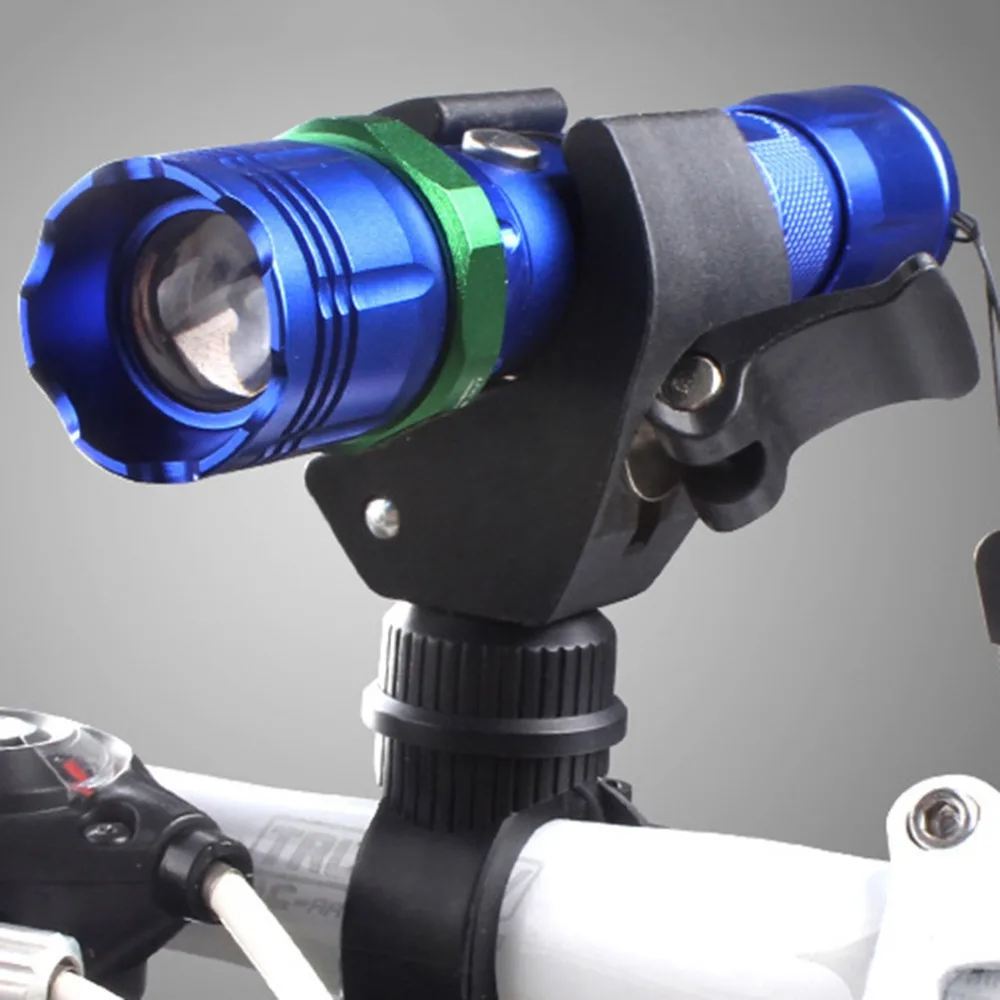 

Hot Selling 360 Degree Cycling Bicycle Torch Clamp Bike Mount Holder for LED Flashlight Torch Clamp