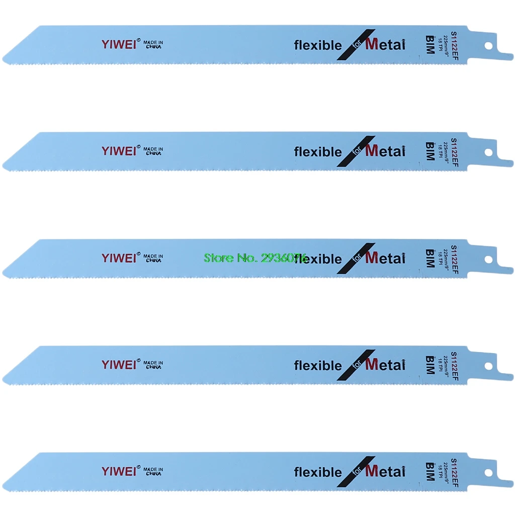 5 шт./компл. 227 мм 9 "BIM S1122EF лезвие для сабельной пилы для резки дерева и металла Поддержка