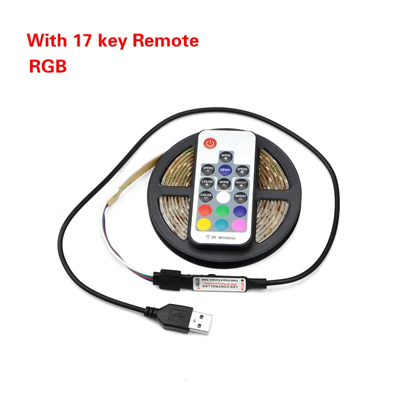 1 м 2 3 4 5 USB зарядное устройство светодиодный светильник в постоянного тока 3528 SMD