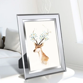 

Creative Photo Frame Wedding Photo Frame Romantic crystal glass Photo Frame Party Holiday gift 5/6/8/9inch