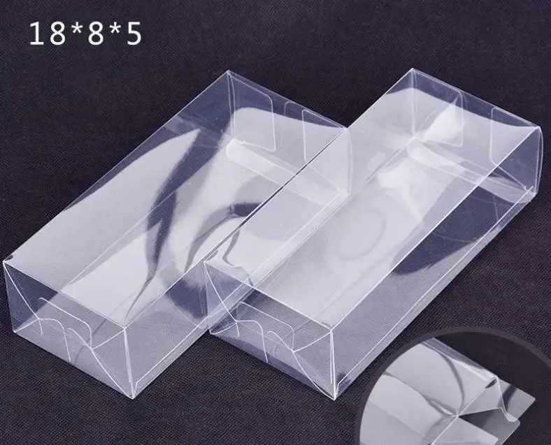 500pcs/lot Large Rectangular Plastic Transparent Box/Clear PVC Packaging Box Sample/Gift/Crafts Display Boxes SN1000 | Дом и сад