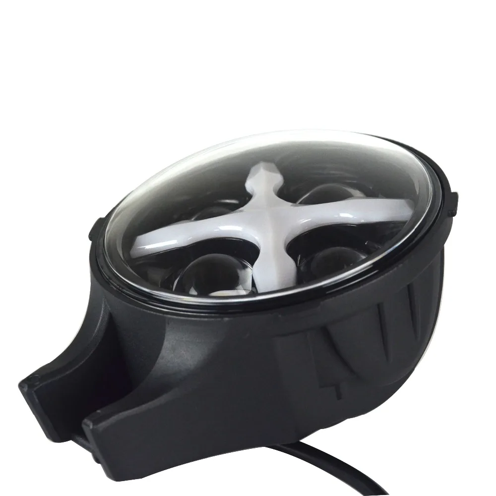  Round 6'' Auxiliary light 60W 6INCH led headlight for Jeep Wrangler JK SUV Offroad Spotlight Drivin - 32759679289